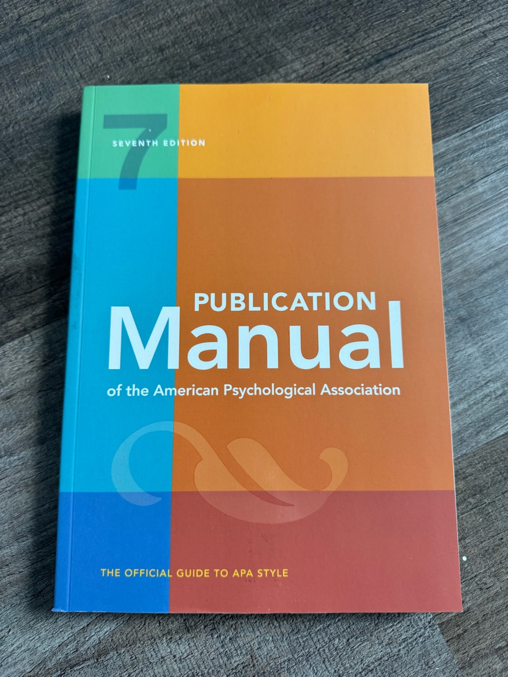 Publication Manual of the American Psychological Association - Colorful Edition